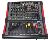 Power Dynamics PDM-S804A Leistungsfähiges 8-Kanal-Mischpult mit integriertem 2 x 350 W RMS Verstärker